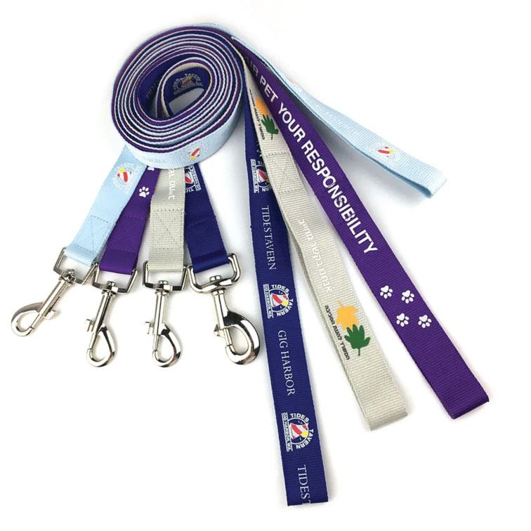Custom printed dog leashes - Any color imprint