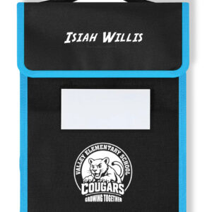 Custom Printed School Book Pouches. Also with Personalization with Student's Names